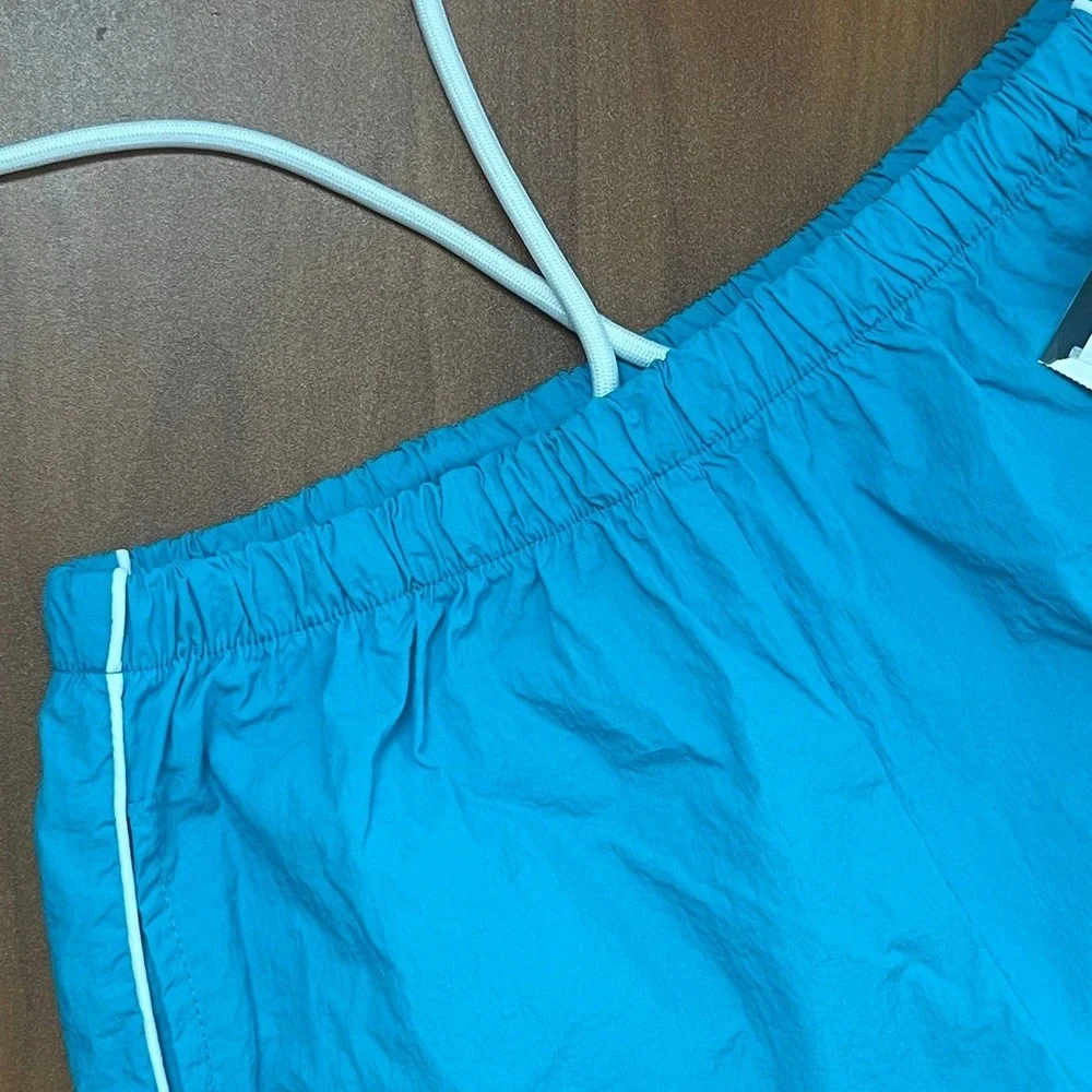 Art Class Kids Girls Nylon Athletic Sports Shorts Blue Size Large
